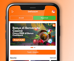 L’app mobile di Betsson