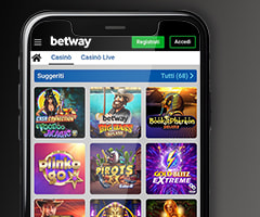 L’app mobile di Betway