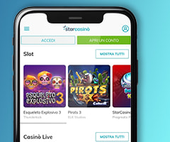 L’app mobile di StarCasinò