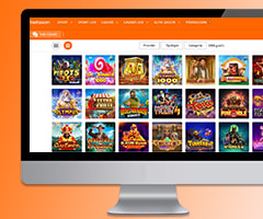 La schermata della homepage del casinò online Betsson