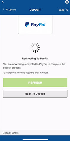 Redirect to PayPal to Complete the Payment to Coral