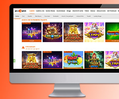 La schermata della homepage del casinò online Gioco Digitale