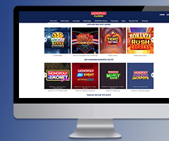 Desktop View of the MONOPOLY Casino Website