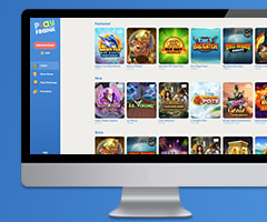 Desktop View of The PlayFrank Casino Website