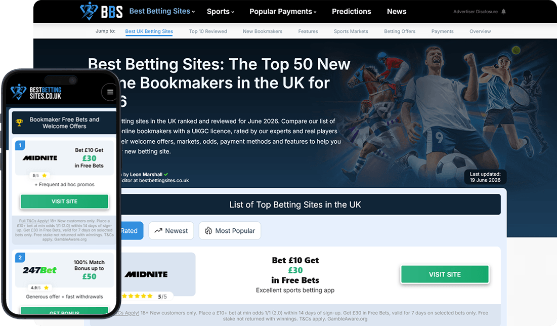 BestBettingSites.co.uk Website Preview