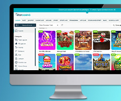 La schermata della homepage del casinò online StarCasinò