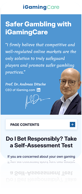 iGamingCare Website Preview